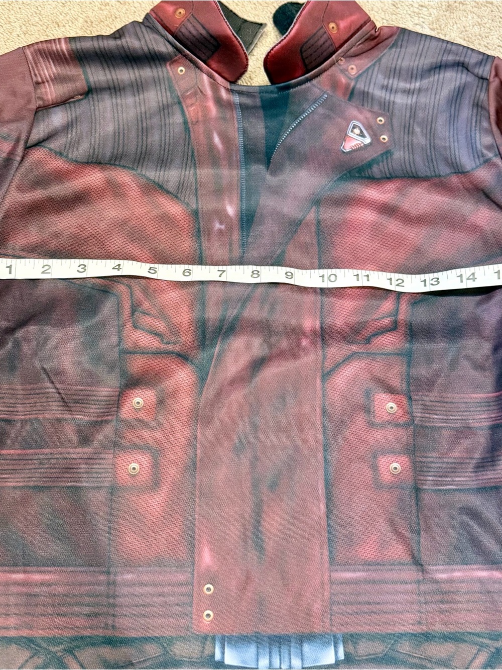 Childs Boy's Guardians Of The Galaxy Vol. 2 Star-Lord Shirt And Mask Size Large - Picture 10 of 10